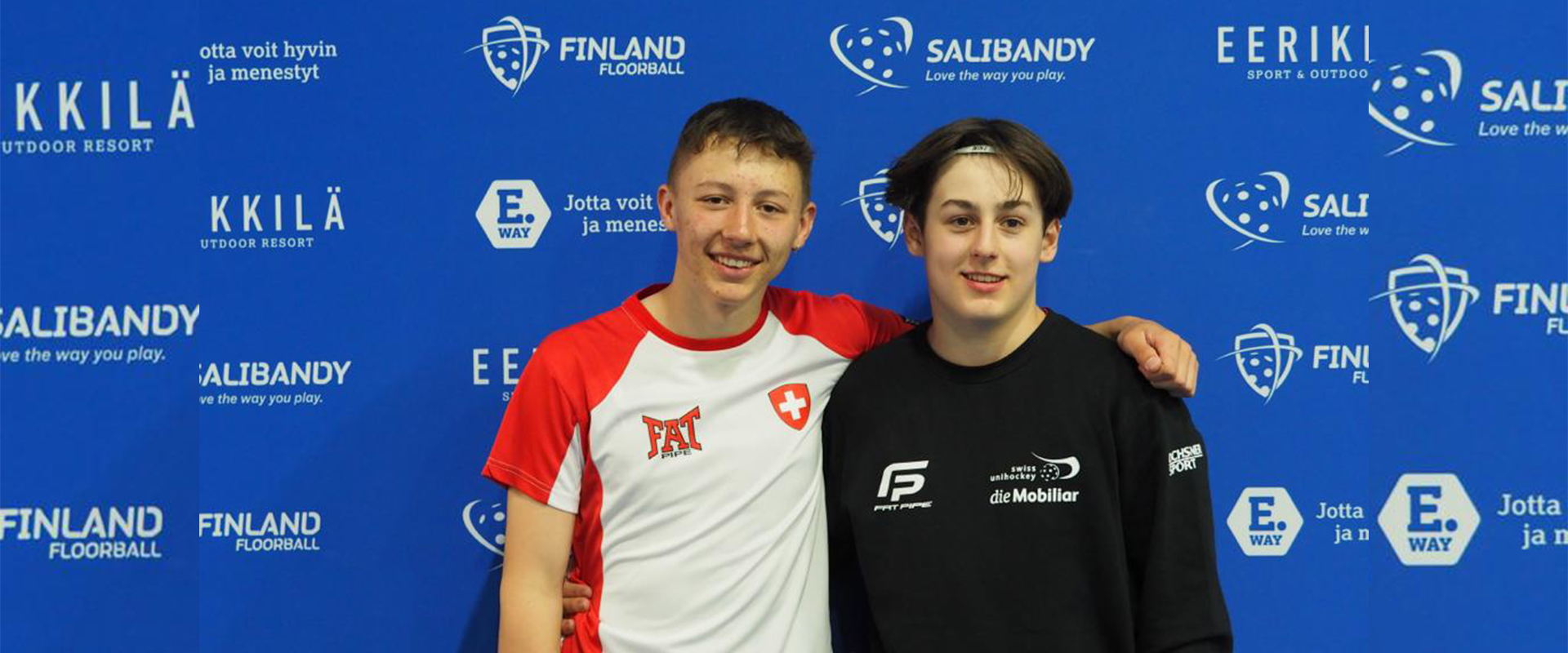 Jamie und Dominic mit der U17 Nati in Finnland