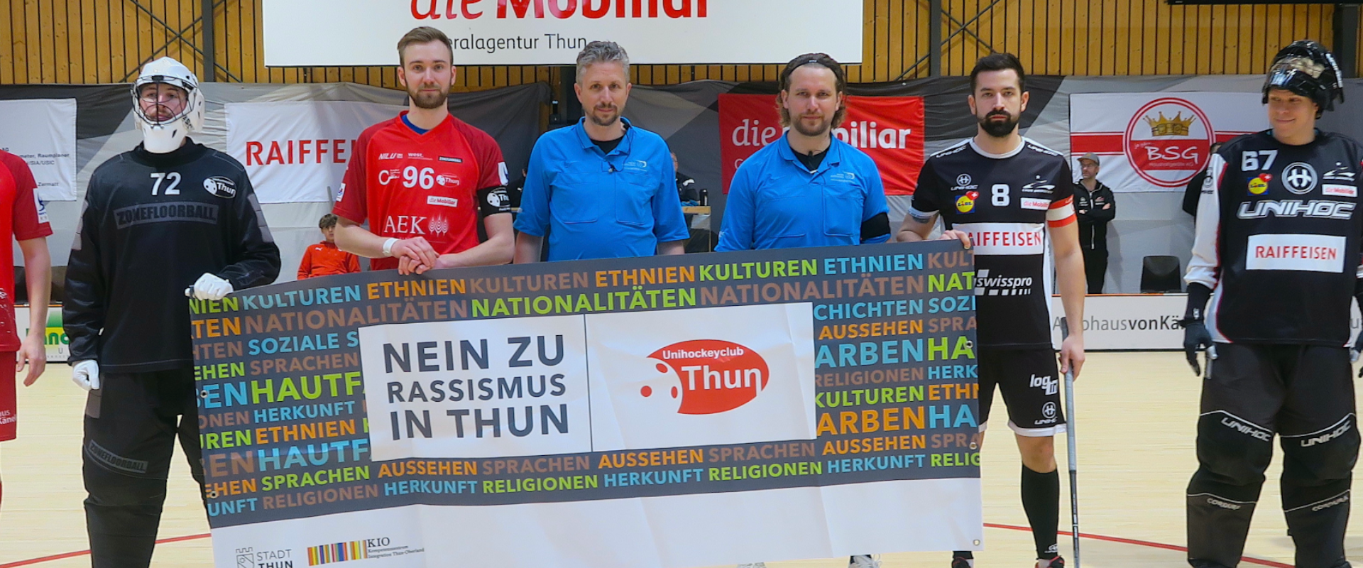 UHC Thun sagt «Nein zu Rassismus»