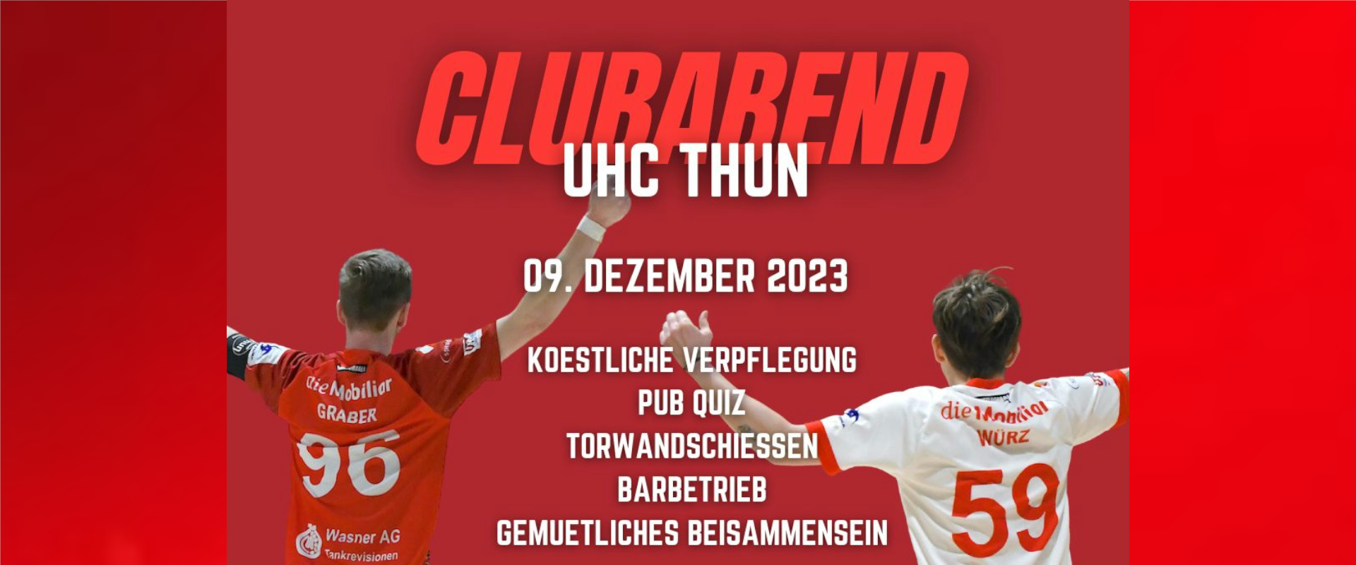 UHC Thun Clubabend – jetzt anmelden!