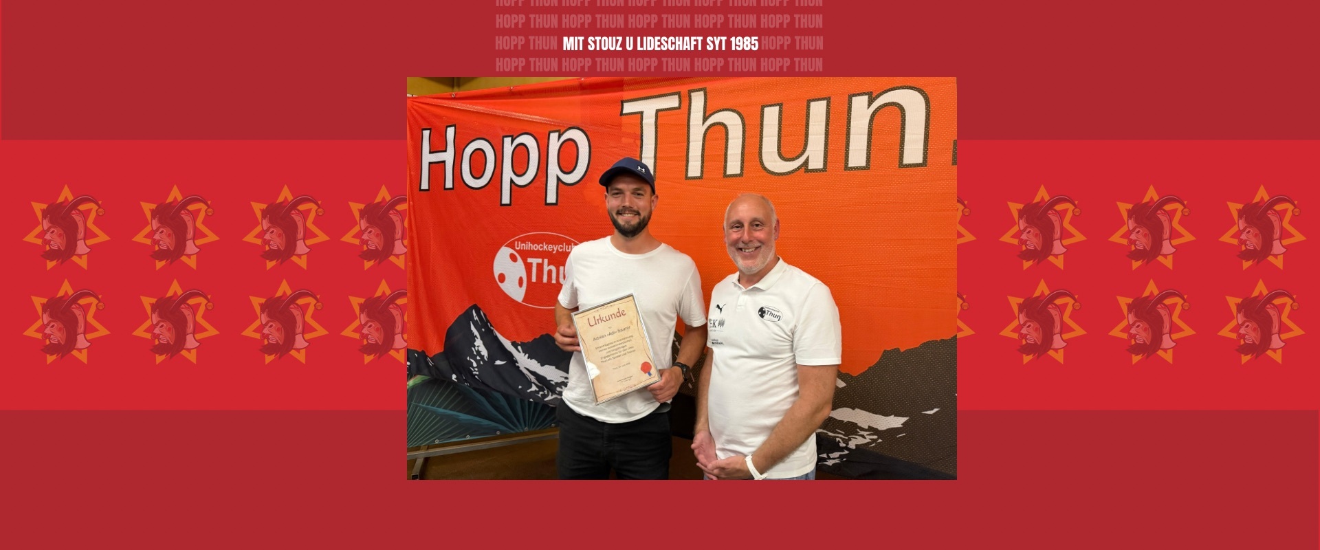 Adi Saurer wird neues Ehrenmitglied des UHC Thun!
