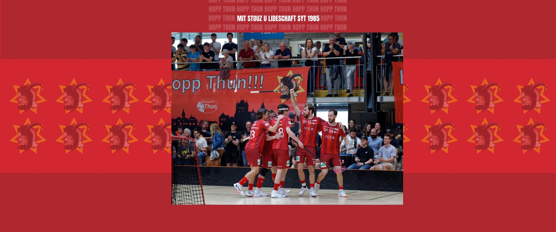 Gemeinsam Jubeln - Werde jetzt Playmaker vom UHC Thun! 