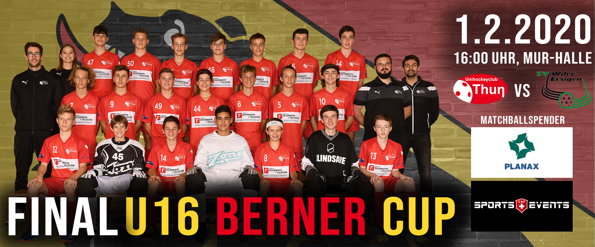 Die U16A freut sich auf den Berner Cupfinal